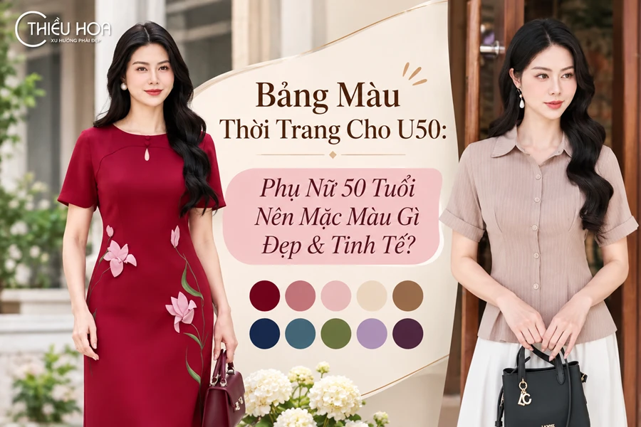 Bảng Màu Thời Trang Cho U50: Phụ Nữ 50 Tuổi Nên Mặc Màu Gì Đẹp & Tinh Tế?