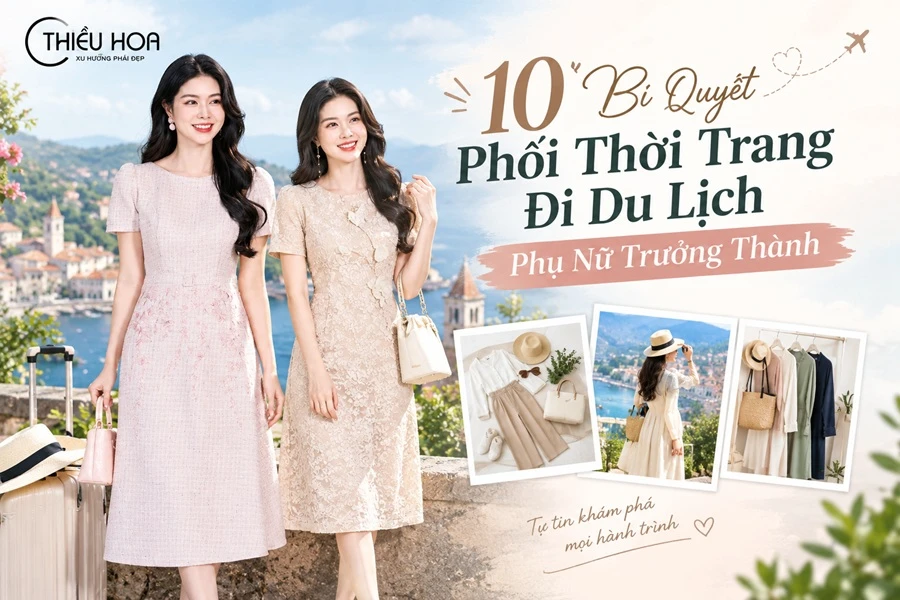 10 Bí Quyết Phối Thời Trang Đi Du Lịch Phụ Nữ Trưởng Thành
